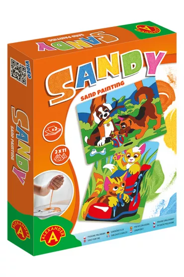 Sandy. Piaskowe malowanki. Kotki, pieski Alexander