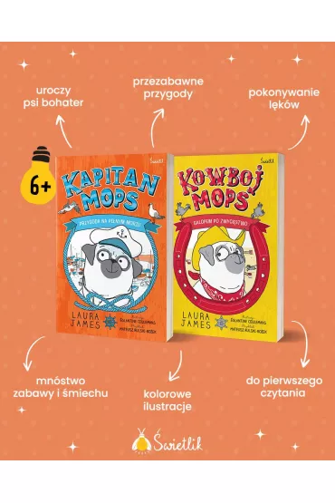 Przygoda na penym morzu. Kapitan Mops. Tom 1 - Laura James