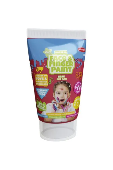Boti Farba dla malowania palcami czerwona 65ml 65 ml