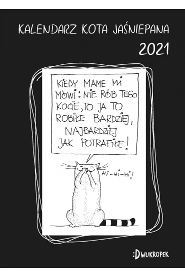 Kot Ja�niepan Kalendarz Kota Ja�niepana 2021 (ksi��kowy) - Magdalena Ga��zia