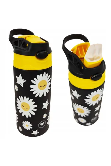 Patio Coolpack, Bidon metalowy 350 ml Bono - Daisy Black (Z10817)