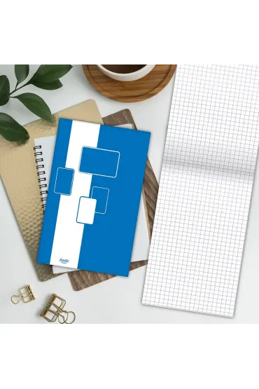 Blok notatnikowy A4 klejony Bantex Budget kratka 100 kartek