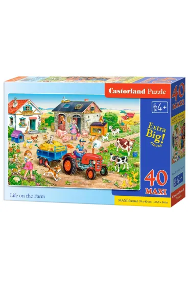 Puzzle 40 el. �ycie na farmie Castorland