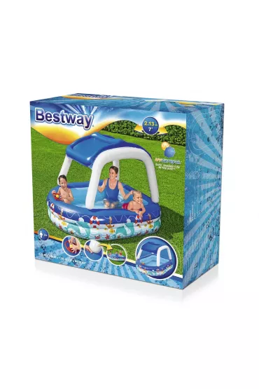Basen dmuchany z daszkiem 213x155x132cm BESTWAY B54370