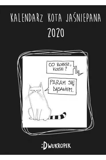 Kalendarz 2020 Ksi��kowy Kota Ja�niepana - Magdalena Ga��zia