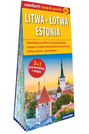 Litwa �otwa map&guide PL laminat 2024 - Katarzyna Byrtek, Kazimierz  Pop�awski, Miros�aw  Jankowiak