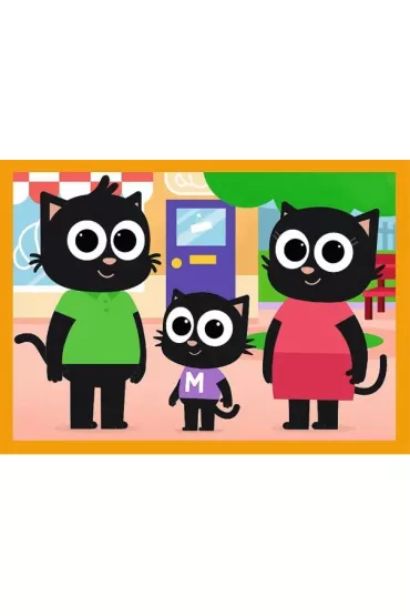 Puzzle 4w1 - Poznaj Milo i jego przyjaci� (12+15+20+24 el.) Trefl