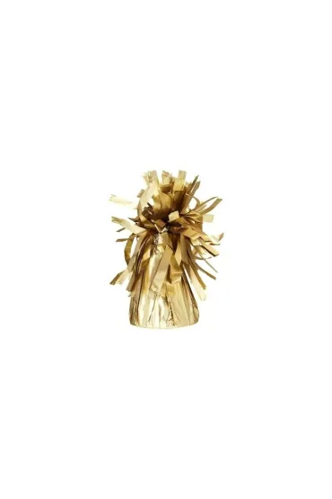 PartyDeco Ci�arek do balon�w foliowy elegancki z�oty 4 szt.