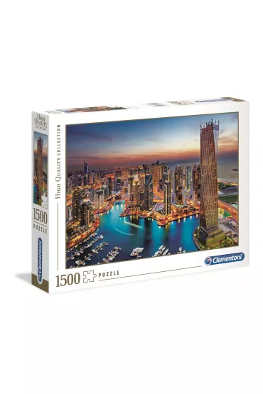 Puzzle 1500 el. High Quality Collection. Port w Dubai Clementoni