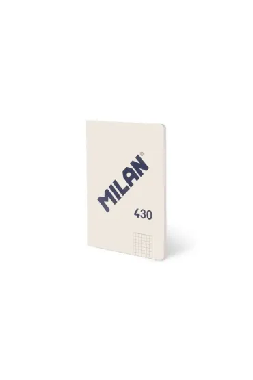 Zeszyt klejony A5/48K kratka be�owy MILAN