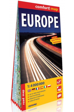 Comfort! map Europa (Europe) 1:4 000 000