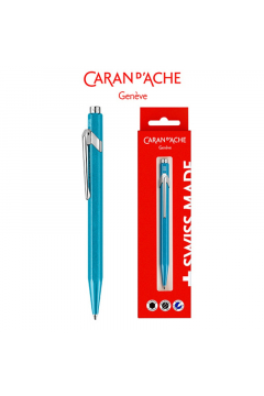 Carandache Dugopis Caran Dache 849 Gift Box Metal-X Line Turquoise turkusowy