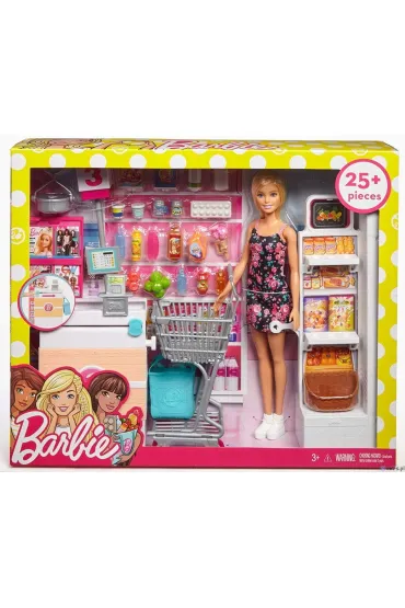 Barbie Supermarket Zestaw FRP01 Mattel