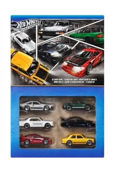 Hot Wheels. Silver Streets of Japan 6-pak Mattel