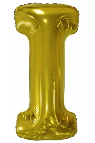 Amscan Balon foliowy litera I z�ota 40,5x86cm
