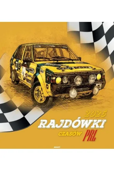 Kalendarze �cienne Kalendarz �cienny du�y 2026 Rajd�wki polskie KD-37