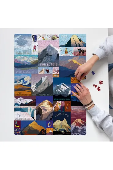 Puzzle Puzzlove CzuCzu 1000 el. G�ry 8000 m n.p.m. Bright Junior Media