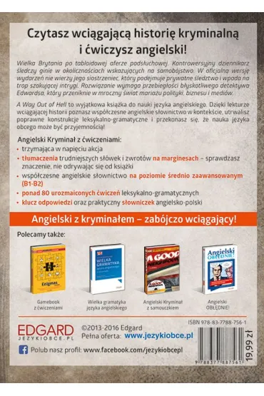 A way out of hell. Angielski krymina� z �wiczeniami. Poziom B1-B2 - Timothy Tudor-Hart