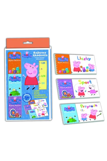 �winka Peppa. Bajkowa Akademia, nr 1. ABC. Litery. Zawody. Kolory i kszta�ty