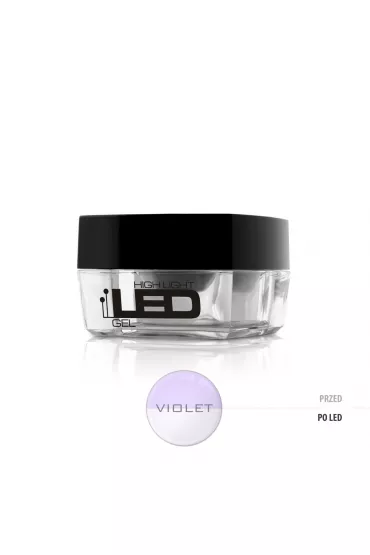 Silcare High Light Led Gel redniogsty jednofazowy el do paznokci Violet 15 g