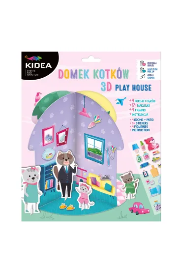 Domek 3D dla kotk�w Derform