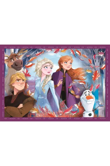 Puzzle 4w1 - SuperColor. Frozen (12+16+20+24 el.) Clementoni