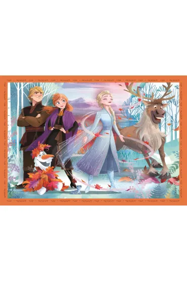 Puzzle 4w1 - SuperColor. Frozen (12+16+20+24 el.) Clementoni