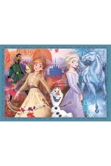 Puzzle 4w1 - SuperColor. Frozen (12+16+20+24 el.) Clementoni