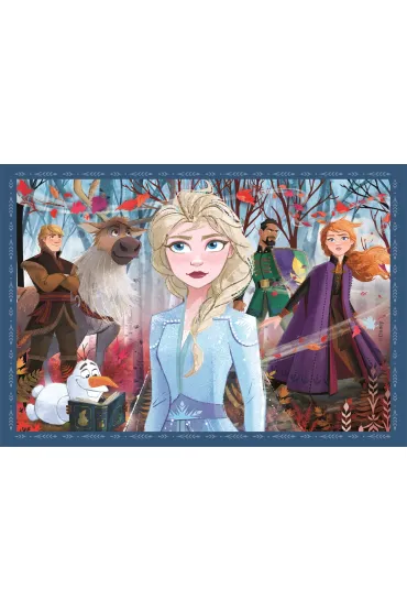 Puzzle 4w1 - SuperColor. Frozen (12+16+20+24 el.) Clementoni