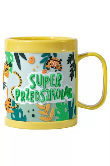 Be-Happy Gifts Kubek dla dziecka 3D Super przedszkolak