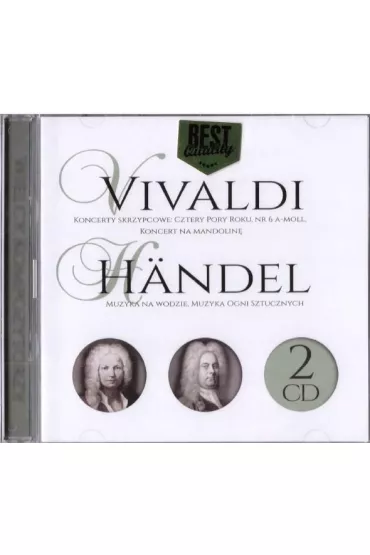 Wielcy kompozytorzy - Vivaldi, Handel (2 CD) - Georg Friedrich Handel