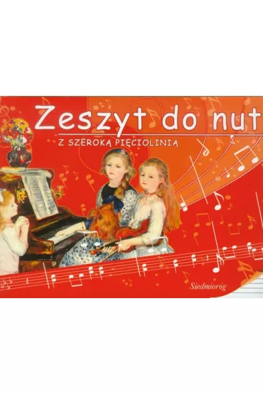 Siedmior�g Zeszyt do nut pi�ciolinia 16 kartek