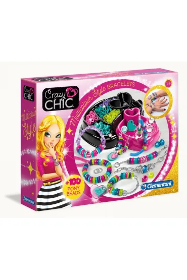 Crazy Chic - Kolorowe Bransoletki Clementoni