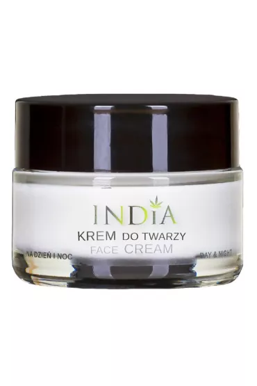India Cosmetics Krem Do Twarzy Z Olejem Z Konopi dzie� noc 50 ml