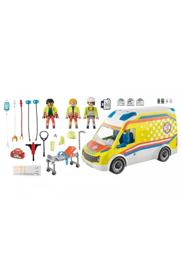 Playmobil City Life Karetka pogotowia ze �wiat�em i d�wi�kiem 71202
