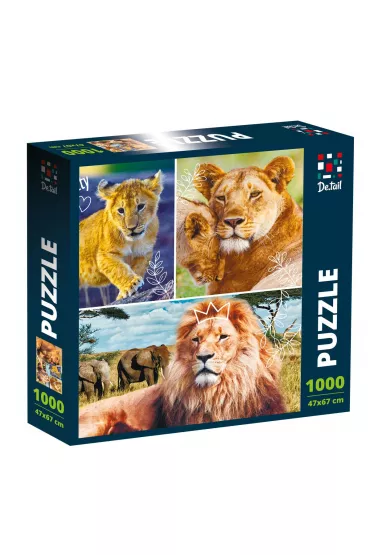 Puzzle 1000 el. Rodzina lw�w Roter Kafer