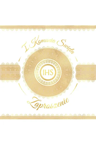 Henry Zaproszenie Komunia hostia 5 szt.