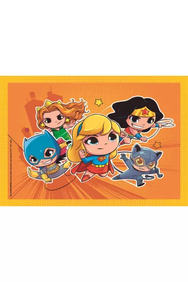 Puzzle 4w1 12+16+20+24 el. Super Kolor DC Superfriends Clementoni
