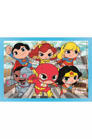 Puzzle 4w1 12+16+20+24 el. Super Kolor DC Superfriends Clementoni
