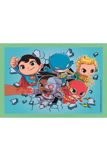 Puzzle 4w1 - SuperColor. DC Superfriends (12+16+20+24 el.) Clementoni