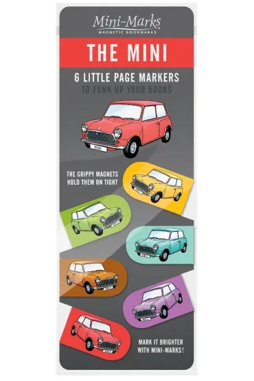 If Zak�adki magnetyczne auta - Mini Cooper 6 szt.