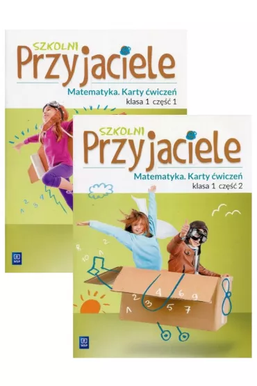 Szkolni przyjaciele. Edukacja wczesnoszkolna. Matematyka. Karty �wicze�. Cz�� 1-2. Klasa 1 - Kamila �yczek, Aniela Chankowska