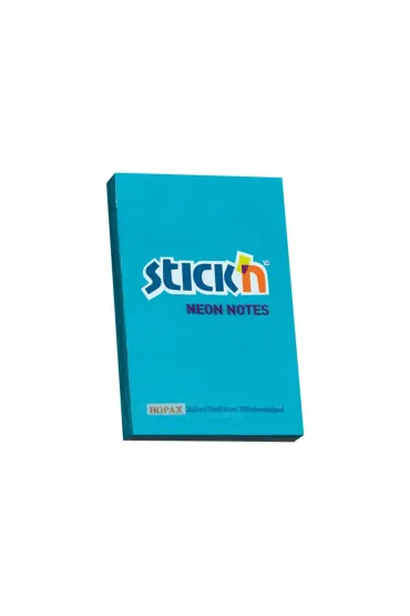 Stickn Notes samoprzylepny neon niebieskie 76 x 51 mm