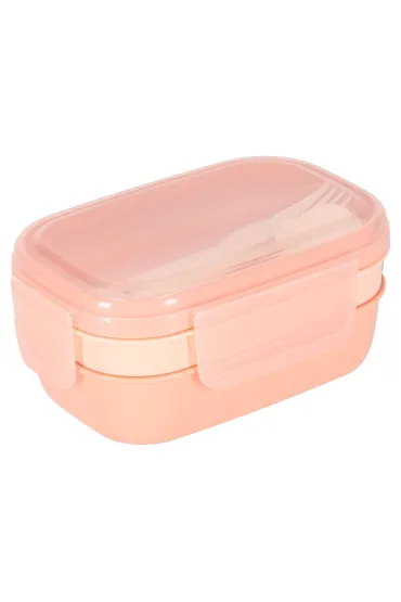Lunch box �niadani�wka pude�ko �niadaniowe z przegr�dkami dzielone morelowe 1.9 l