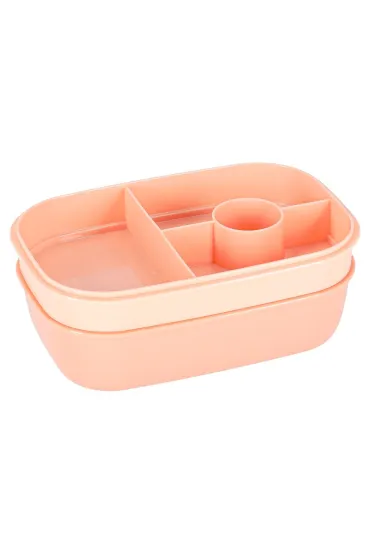 Lunch box �niadani�wka pude�ko �niadaniowe z przegr�dkami dzielone morelowe 1.9 l