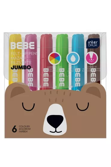 Interdruk Mazaki Jumbo Bebe Friends, 6 kolor�w