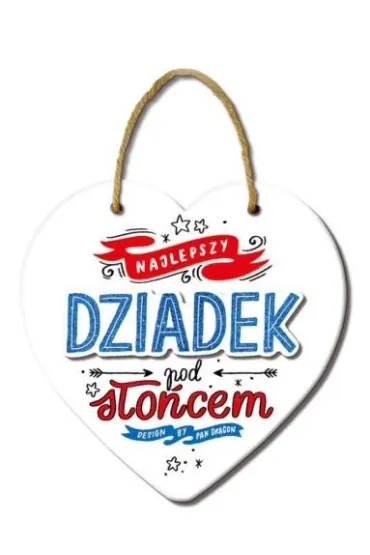 Pan Dragon Zawieszka Serce 39-La Viva!-Dziadek