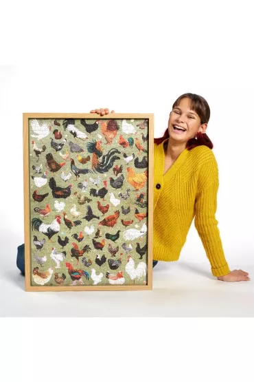Puzzle Puzzlove CzuCzu Kury 1000 elementw Bright Junior Media