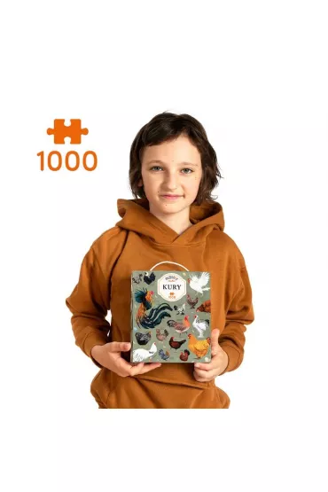 Puzzle Puzzlove CzuCzu Kury 1000 elementw Bright Junior Media