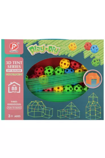 Klocki konstrukcyjne S�omki/Kule 88 element�w �wiec�ce  MEGA CREATIVE 545062